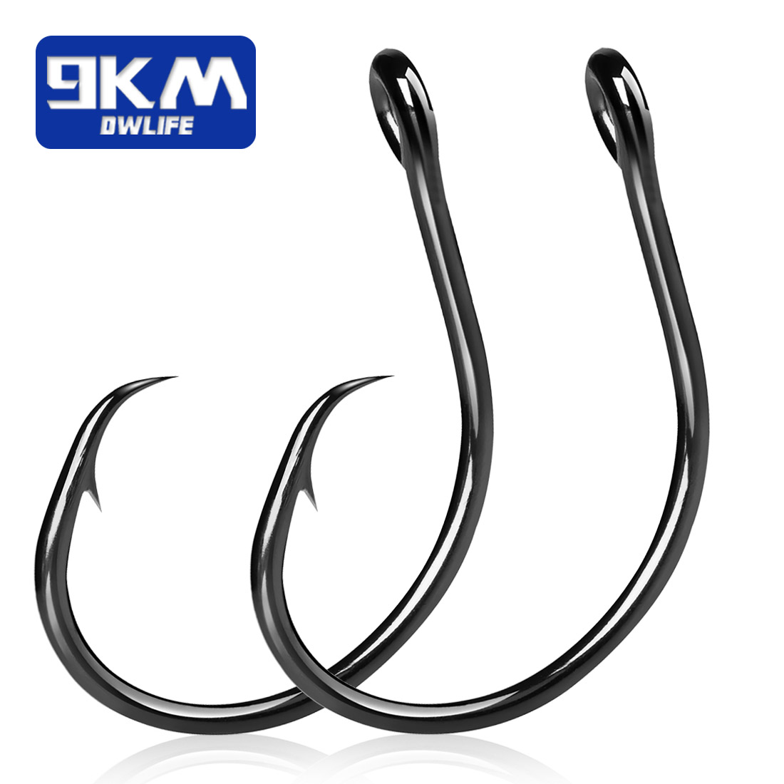 9KM 25-50Pcs Inline Wide Gap C - Fishing Hook Offset review and price