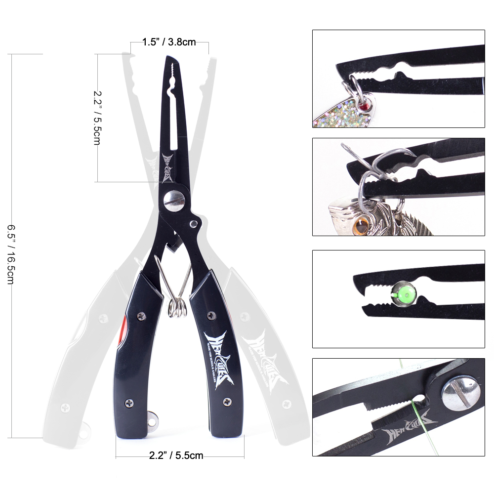HERCULES Fishing Pliers with S - Fishing Hook Sharpener review and price